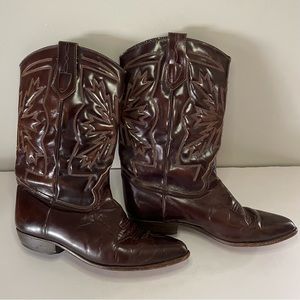 Seychelles brown leather western boots size 8.5